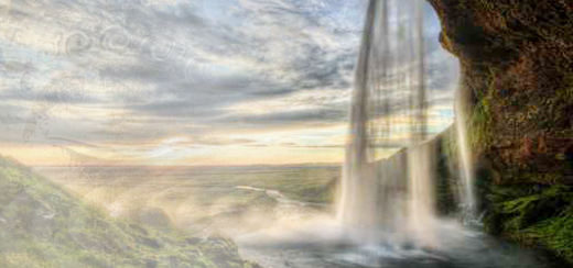 Waterfall landscape